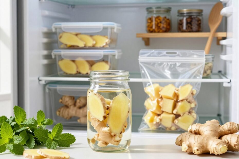 Jak przechowywać imbir