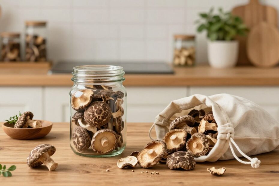Jak przechowywać suszone grzyby