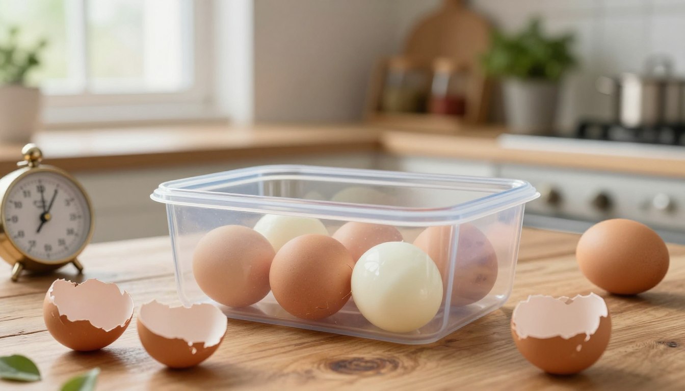 Jak przechowywać ugotowane jajka