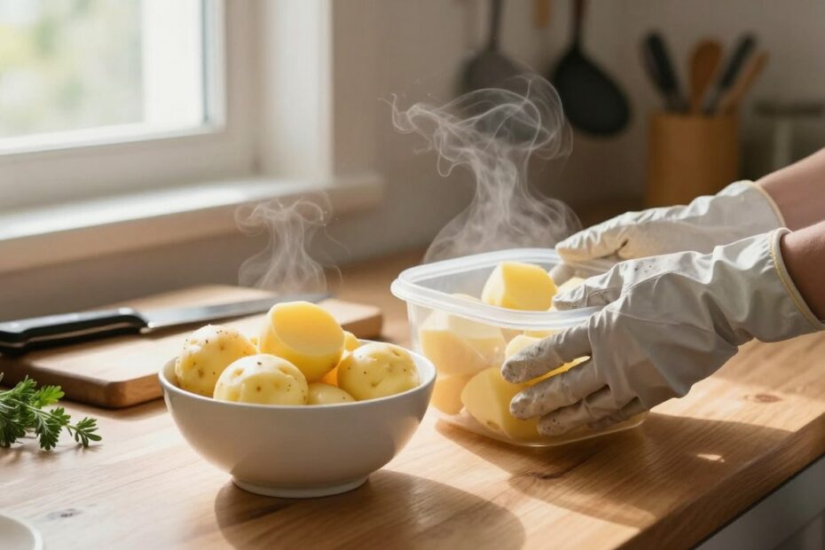Jak przechowywać ugotowane ziemniaki