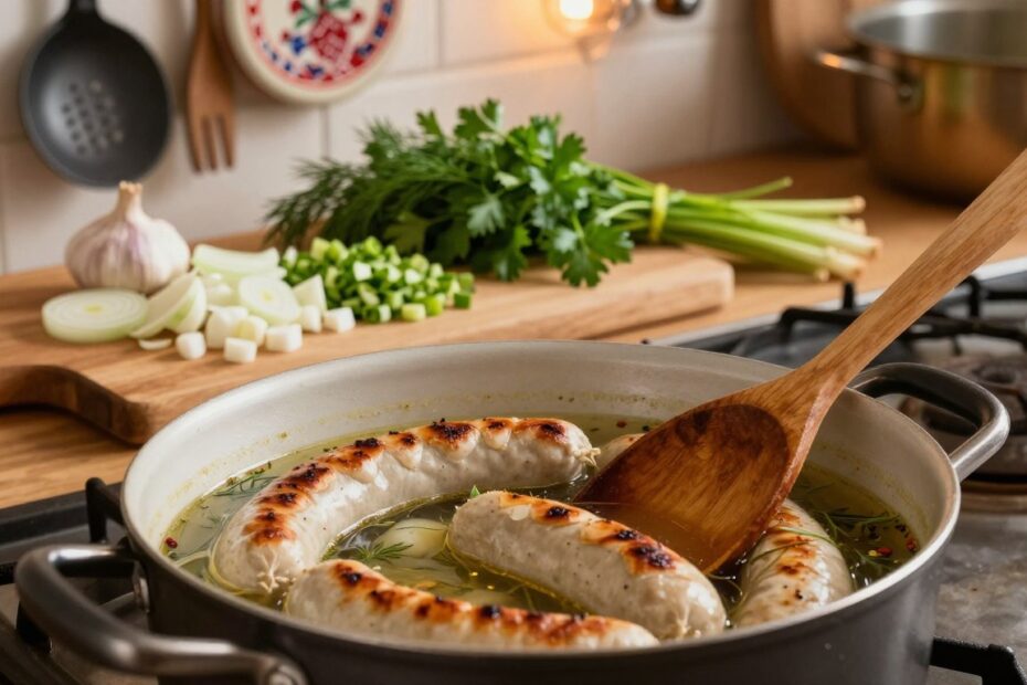 Jak ugotować białą kiełbasę