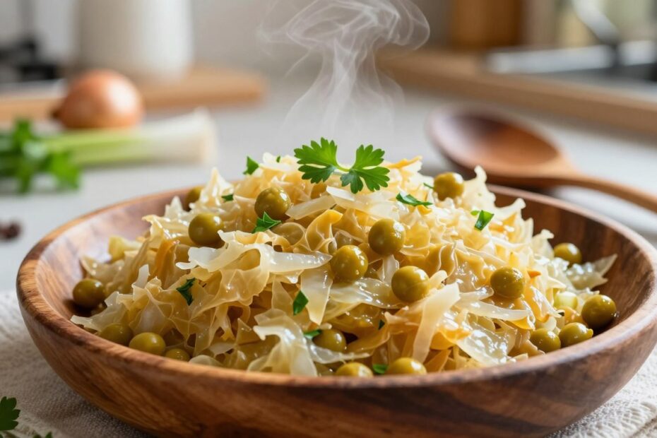Jak ugotować kapustę z grochem