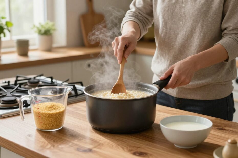 Jak ugotować kaszę mannę