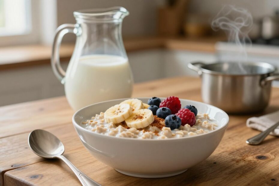Jak ugotować płatki owsiane