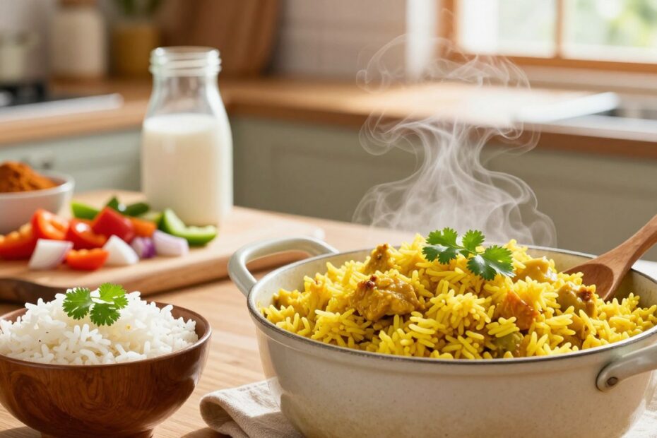 Jak ugotować ryż z curry