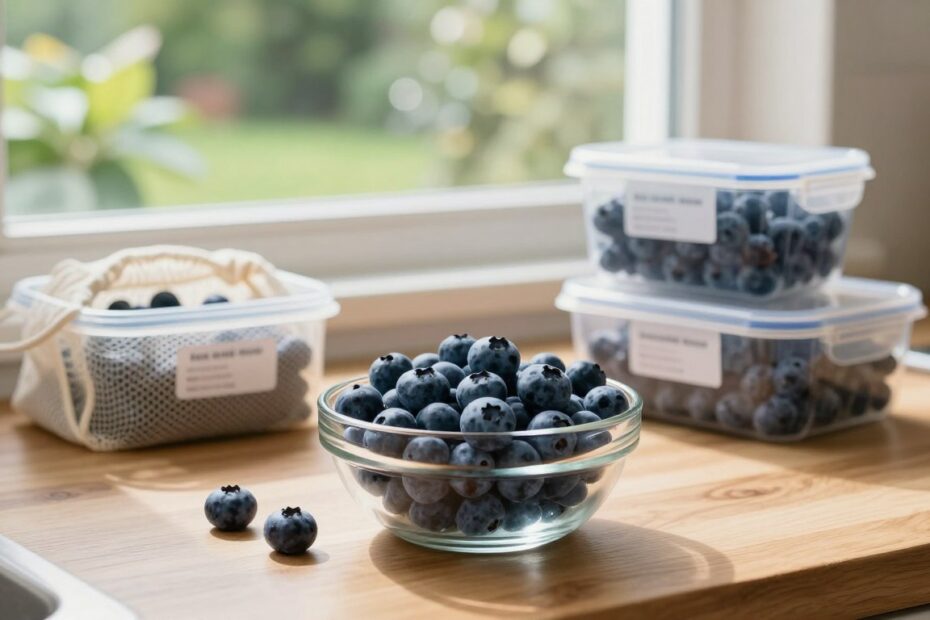 Jak przechowywać borówki