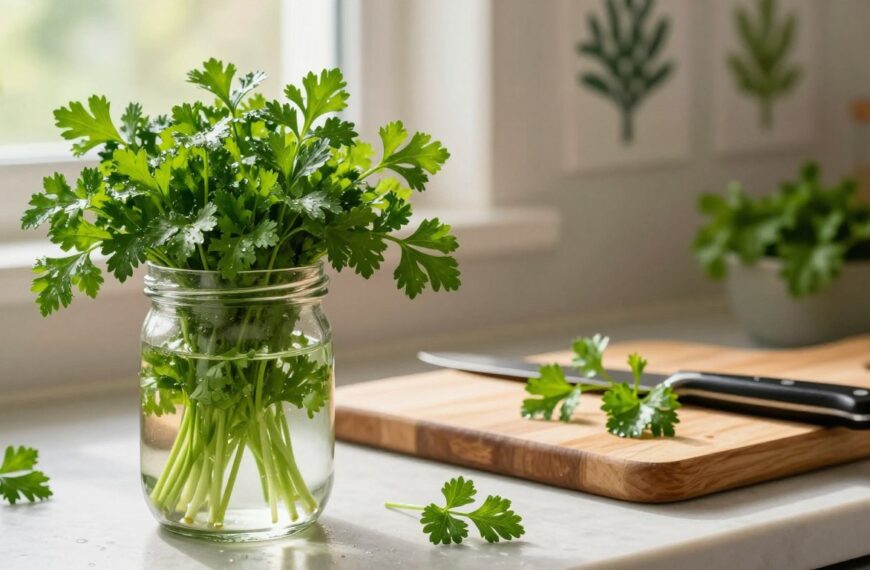 Jak przechowywać natkę pietruszki