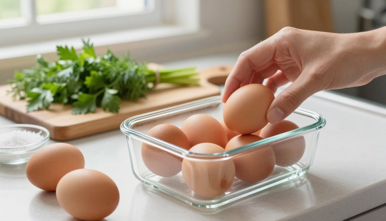 Jak przechowywać ugotowane jajka