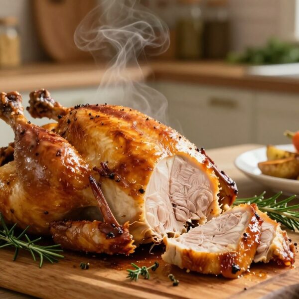 Jak upiec kurczaka, żeby był soczysty w środku i chrupiący na zewnątrz